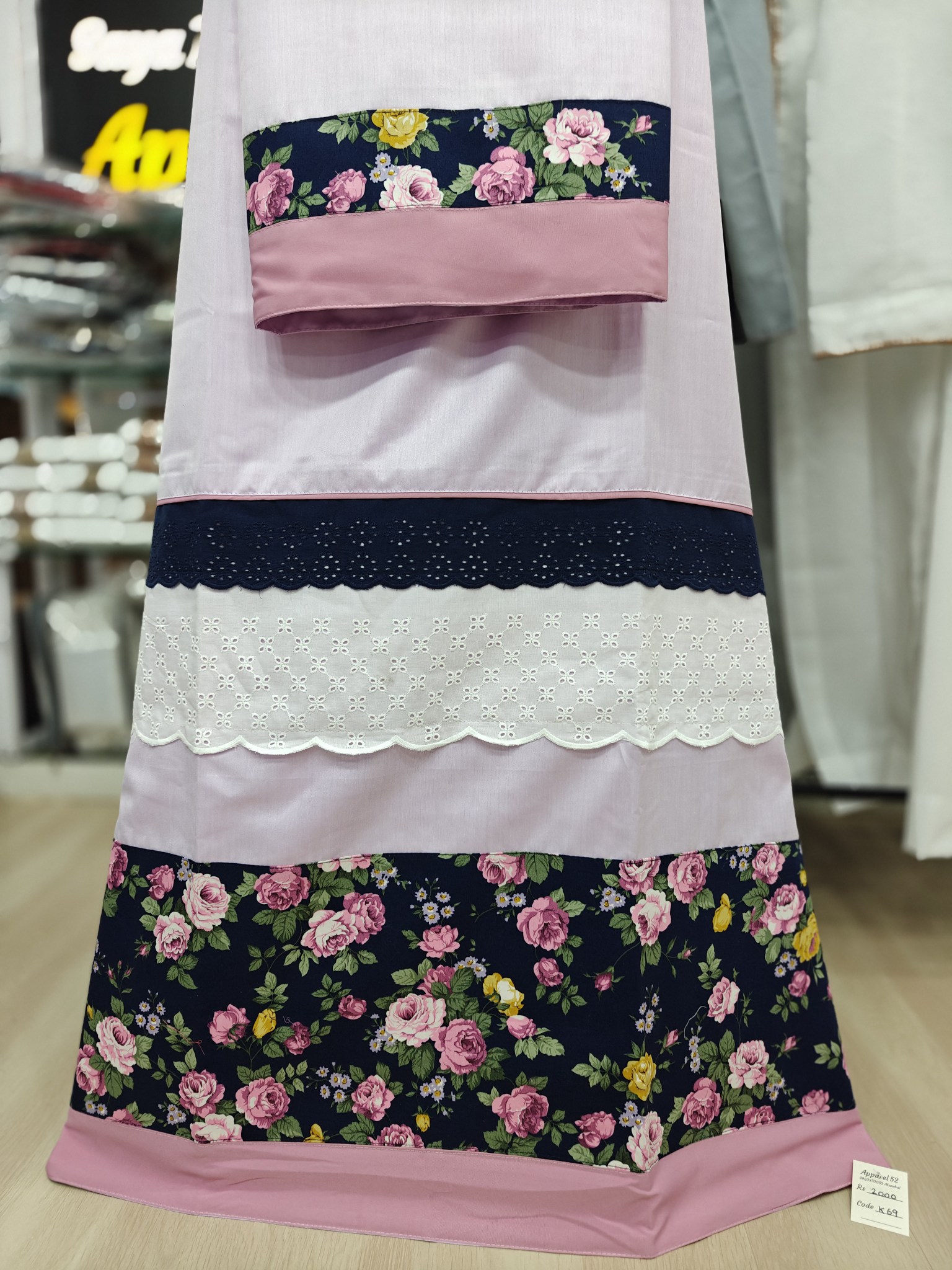  Light Purple, Cotton Fabric Rida 